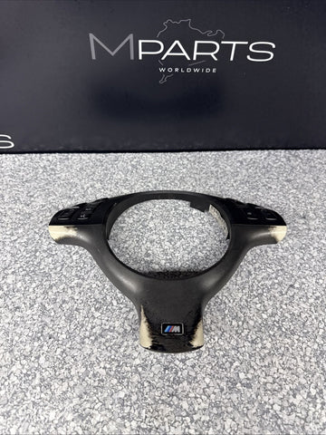 OEM 01-06 BMW E46 M3 Upper & Lower Steering Wheel Trim Cover Plate Titan Shadow