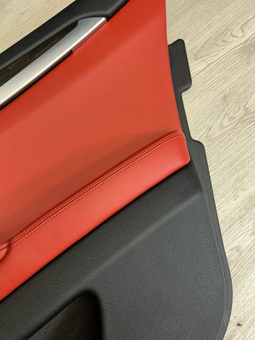 11-16 BMW F10 M5 SEDAN REAR RIGHT PASSENGER SAKHIR ORANGE DOOR CARD PANEL