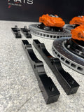 NEW 01-06 BMW E46 M3 BREMBO Big Brake Kit Orange Calipers Rotors Set Plug Play