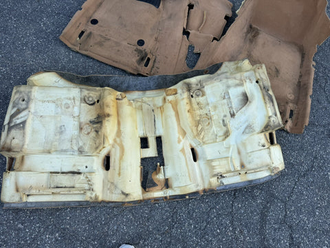 BMW E39 540 530 525 M5 5-Series Factory Caramel Front Floor Carpet OEM