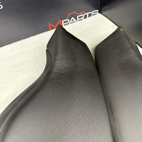 BMW F82 M4 Right Left Rear Black Merino Leather Seat Side Bolsters Pair