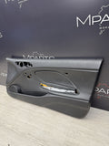 01-06 BMW E46 M3 PASSENGER RIGHT SIDE DOOR PANEL CARD BLACK OEM