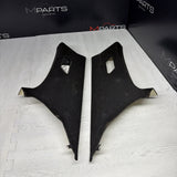 BMW E46 330CI M3 Coupe Rear C Pillars Trims Panels Black Pair OEM *Peeling
