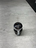 2004-2006 BMW E46 M3 SMG GEAR SHIFT KNOB NAPPA LEATHER CHROME OEM