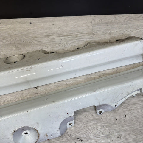01-06 BMW E46 M3 Rocker Panel Side Skirts OEM Alpine White *Notes*