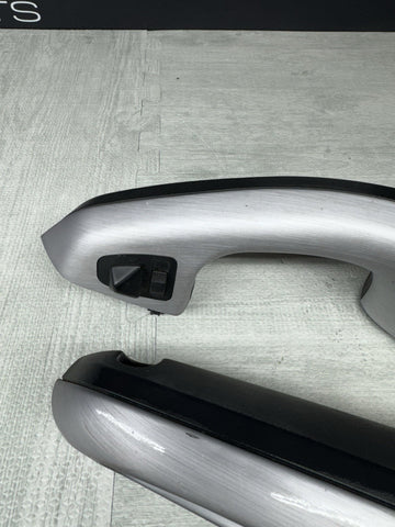 01-06 BMW E46 M3 Convertible Interior Armrests Trim Set Brushed Aluminum *Notes*