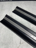 96-99 BMW E36 M3 Coupe Door Sills Trims Pair Black OEM