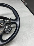 04-09 HONDA S2000 S2K AP2 OEM BLACK LEATHER STEERING WHEEL