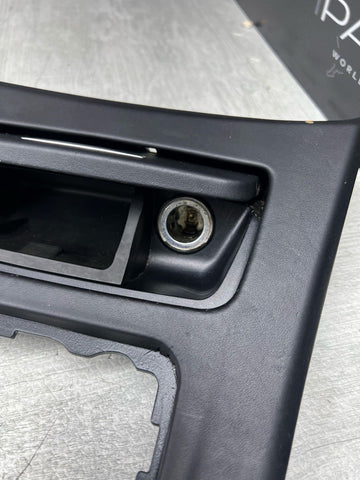 09-13 BMW E90 E92 M3 MANUAL CCC LEATHER CENTER CONSOLE TRIM