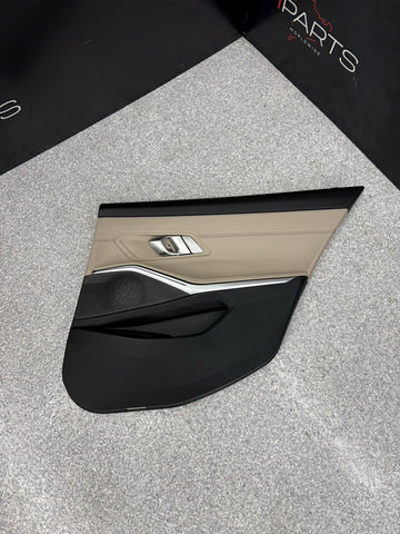 21-26 BMW G20 340 M340 Rear Right Passenger Door Card Panel Cover Trim Beige