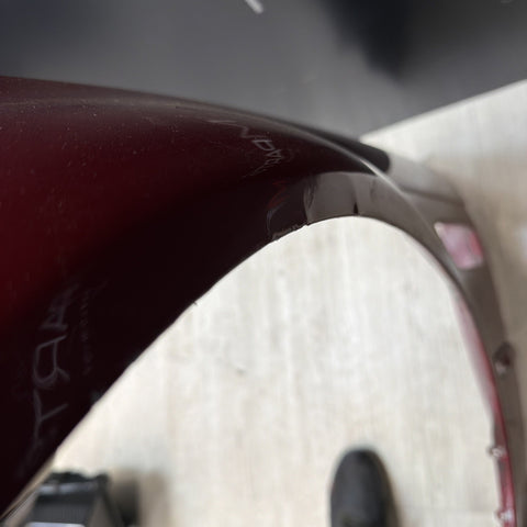 01-06 BMW E46 M3 Driver Left Fender Imola Red *Dented*