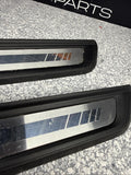 20-22 OEM BMW G20 M340 Front Door Sill Scuff Plates Covers Trims