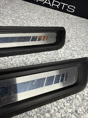 20-22 OEM BMW G20 M340 Front Door Sill Scuff Plates Covers Trims