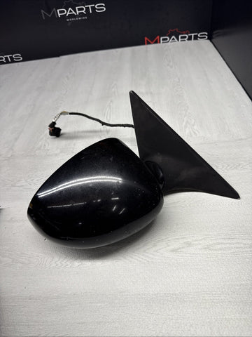 01-06 BMW E46 M3 Side View Door Mirrors Pair Jet Black *Paint Bubbling