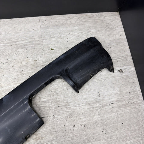 01-06 BMW E46 M3 Rear Bumper Lower Lip Diffuser Trim Panel OEM Carbon Black