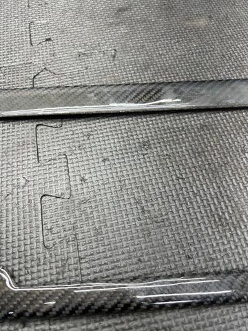 LICENSE PLATE FRAME BRACKET MOUNT HOLDER REAL CARBON FIBER