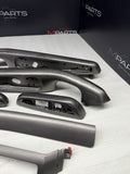 01-06 BMW E46 M3 Convertible Interior Armrests Trim Set Titan Shadow *Notes*