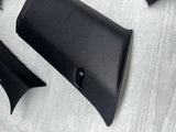 A B C Pillar Column Cover Trim Set Black OEM BMW 18-23 G01 F97 X3 X3M