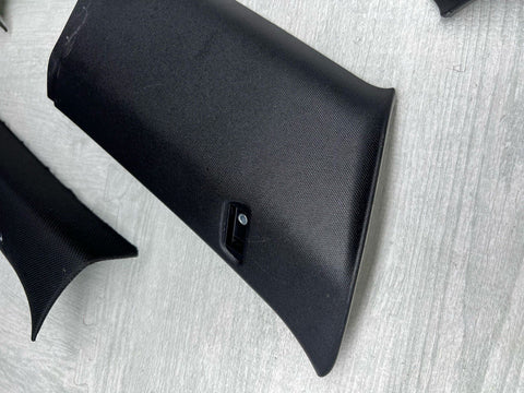 A B C Pillar Column Cover Trim Set Black OEM BMW 18-23 G01 F97 X3 X3M