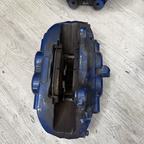 OEM BMW F80 F83 M3 M4 Front Rear 380/370mm Brake Calipers SET Brembo Blue