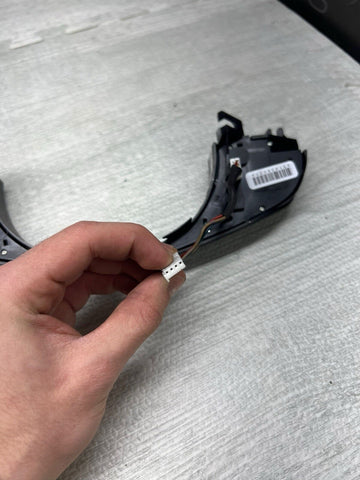 05-06 BMW E46 M3 Competition Upper Steering Wheel Trim Cover Plate Black