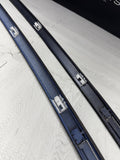 08-13 BMW E92 335 M3 Coupe Roof Rails Mouldings Pair 51138045379 Blue