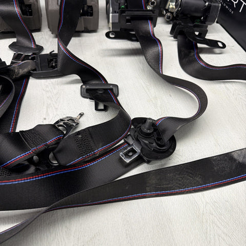 BMW 21-26 G80 G82 M3 M4 Front Rear Seat Belts Seatbelts 72118097752 *Notes*