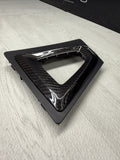 15-20 BMW F80 F82 F83 M3 M4 Center Dome DCT Shifter Plate + Carbon Fiber Overlay