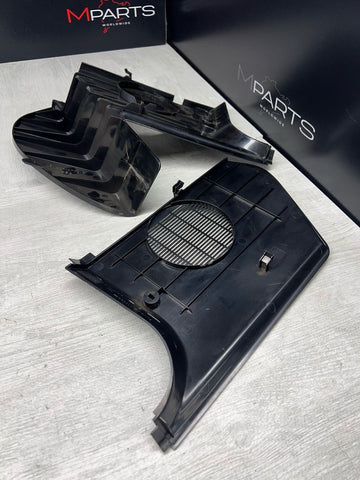 91-99 BMW E36 3 Series M3 Dead Pedal Cover Kick Panels Trims Covers Black OEM
