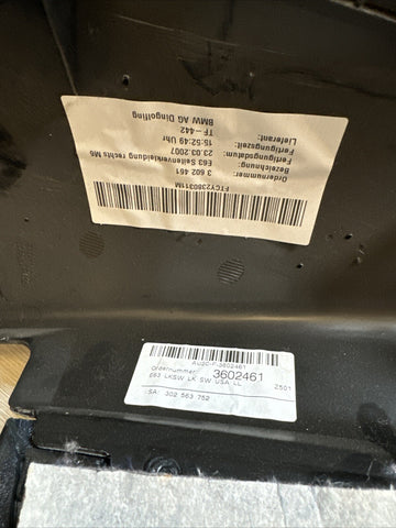 2006-2010 BMW E63 E64 650 M6 REAR RIGHT PASSENGER QUARTER PANEL TRIM COVER OEM