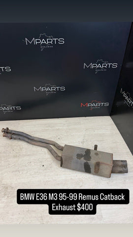 (PICKUP ONLY) 95-99 BMW E36 M3 Rear Exhaust Muffler Remus Outlet Pipe * Notes*