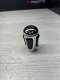 2004-2006 BMW E46 M3 SMG GEAR SHIFT KNOB NAPPA LEATHER CHROME OEM