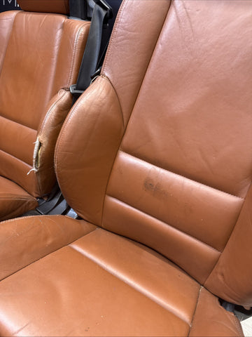 01-06 BMW E46 M3 Convertible Interior Front Heated Seats Cinnamon