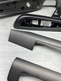 01-06 BMW E46 M3 Convertible Interior Armrests Trim Set Titan Shadow Grey