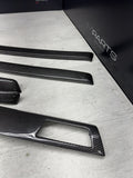 BMW E92 E93 M3 08-133 Carbon Fiber Interior  Console Panel Cover Trim Kit Set