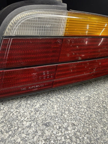 92-99 BMW E36 325 328 M3 Coupe Amber Rear Tail Lights OEM