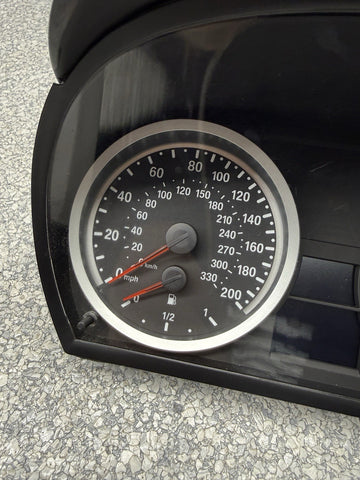 08-13 BMW E90 E92 E93 M3 Manual Cluster Odometer Gauge Speedometer