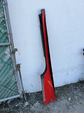 2010-2015 Ferrari 458 Right Rocker Panel Side Skirt Nero Daytona *Damage*