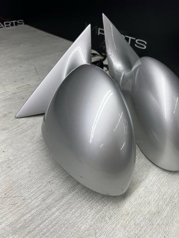 01-06 BMW E46 M3 Side View Door Mirrors Pair Alpine White
