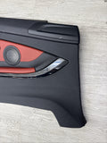 15-20 BMW F82 M4 COUPE REAR LEFT TRIM PANEL CARD MERINO SAKHIR ORANGE