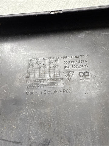 Porsche License Plate Bracket - Genuine Porsche 95B807287F1E0