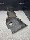 01-06 BMW E46 M3 Front Right Passenger Fender Liner Splash Guard OEM *Crack*