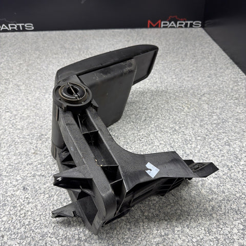 01-06 BMW E46 M3 Center Console Armrest Arm Rest Black Leather *Crease*