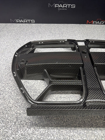 NEW 21-26 BMW G80 G82 G83 M3 M4 REAL CARBON FIBER CSL STYLE NOSE GRILL GRILLE