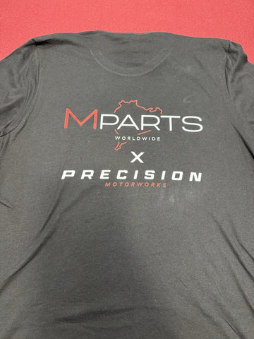 Mpartsworldwide X Precision Tee T Shirt T-Shirt 2025 Black S54 Design Medium M