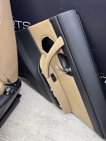 BMW 08-11 E90 M3 Sedan Interior Seats & Panels Leather Bamboo 48k Miles