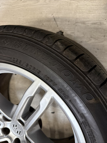 2015-2018 Porsche Macan Wheel 19x9 Genuine 5 Spoke Double Spoke With TIRE