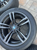 OEM Genuine BMW F80 F82 F83 M3 M4 Rim Wheel Double Spoke 437M 9JX19 10JX19 SET