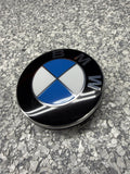 BMW Single Floating Alloy Wheel Hub Center Cap Badge 65mm 2455269
