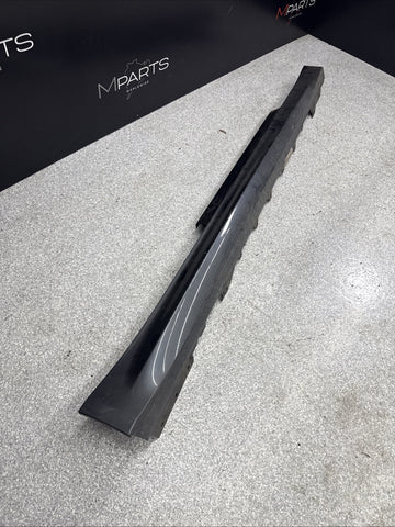 15-20 OEM BMW F82 F83 M4 Right Passenger Side Skirt Rocker Panel Mineral Grey